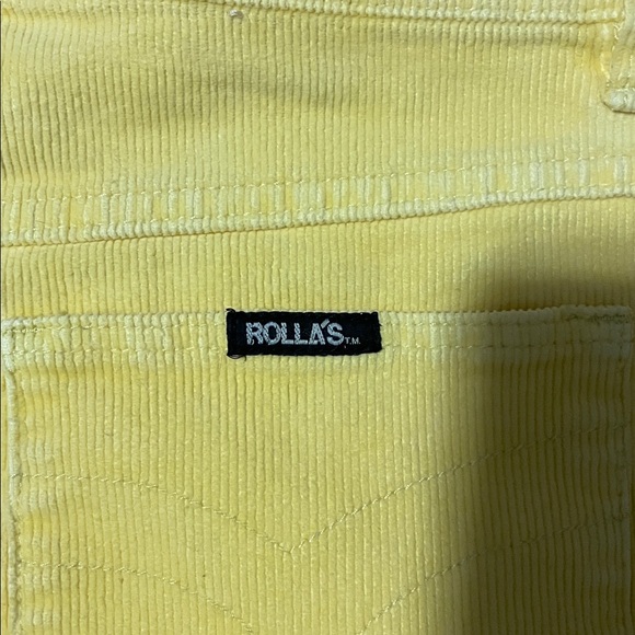 ROLLA'S High Waist Yellow Women's Shorts - Picture 3 of 7
